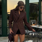 Velira Outerwear Women Veronos dvigubo užsegimo pritaikytas švarkas