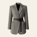 Velira Outerwear Women Vienos Houndstooth Blazer
