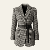 Velira Outerwear Women Vienos Houndstooth Blazer