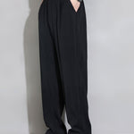 Velira Pants Atsipalaidavę Elastingi Juosmens Tiesūs Kelnės