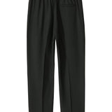 Velira Pants Atsipalaidavę Elastingi Juosmens Tiesūs Kelnės