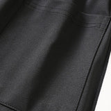 Velira Pants Atsipalaidavęs kirpimas, kryžminiai šoninės juostos tiesūs kelnių