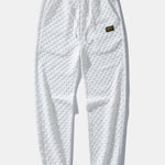 Velira Pants balta / S Šachmatų rašto džinsai
