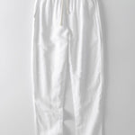 Velira Pants balta / XS Tiesios Kojo Lino Kelnės