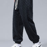 Velira Pants juoda / S Šachmatų rašto bėgimo kelnės