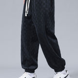 Velira Pants juoda / S Šachmatų rašto bėgimo kelnės