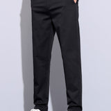 Velira Pants juoda / XS Elastinga Juosmens Tiesios Kojuos Kelnės