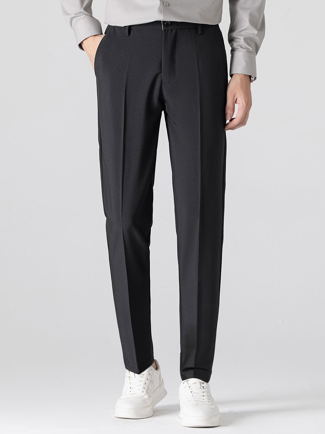 Velira Pants juoda / XS Lieknos formos siauri kelnių