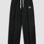 Velira Pants juoda / XS Tiesios Kojos Kordūro Kelnės
