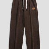 Velira Pants kava / XS Tiesios Kojos Kordūro Kelnės