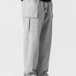 Velira Pants Laisvas kirpimas tiesaus silueto džersio krovinių kelnės