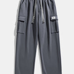 Velira Pants Laisvas kirpimas tiesaus silueto džersio krovinių kelnės