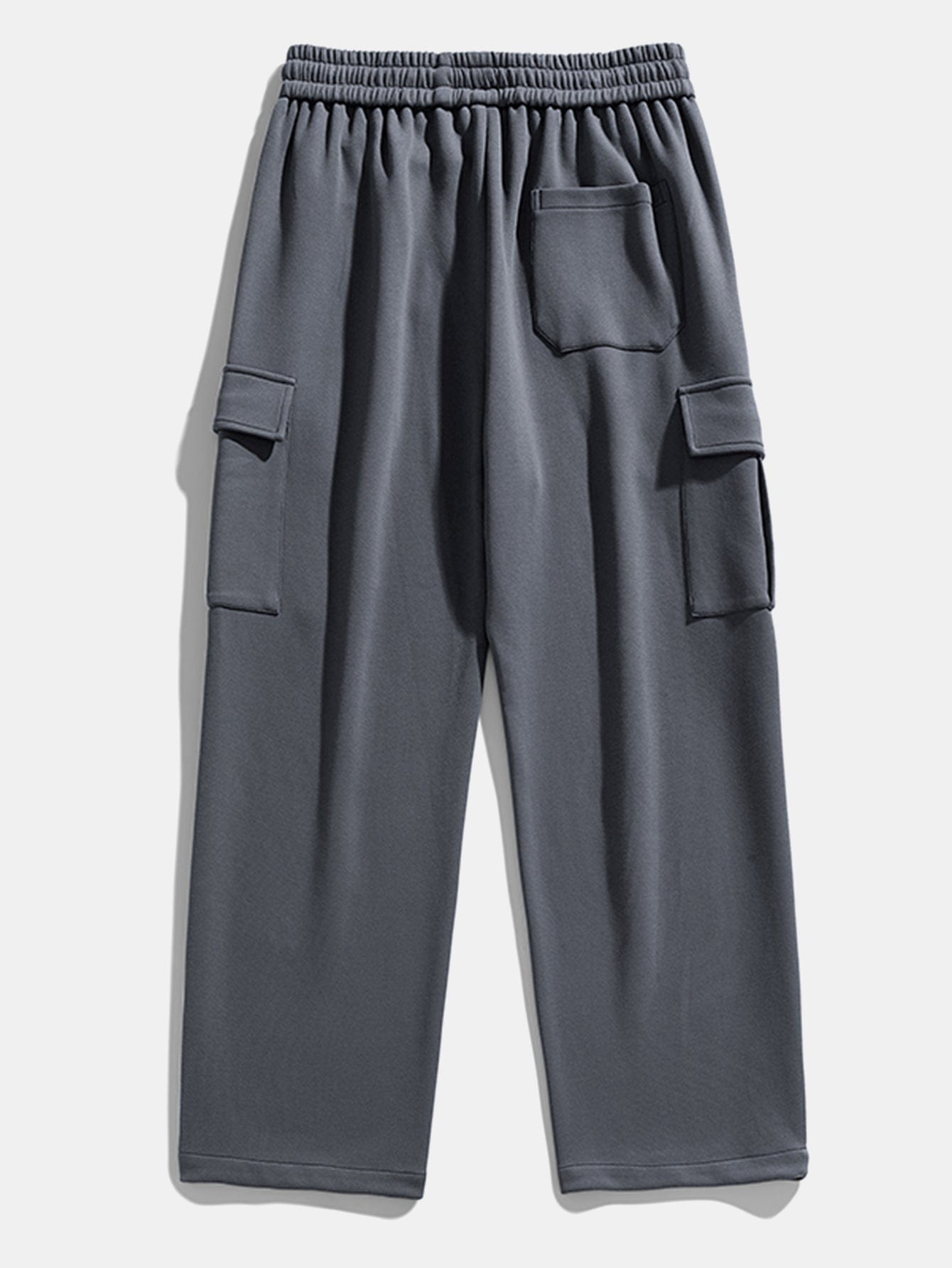 Velira Pants Laisvas kirpimas tiesaus silueto džersio krovinių kelnės