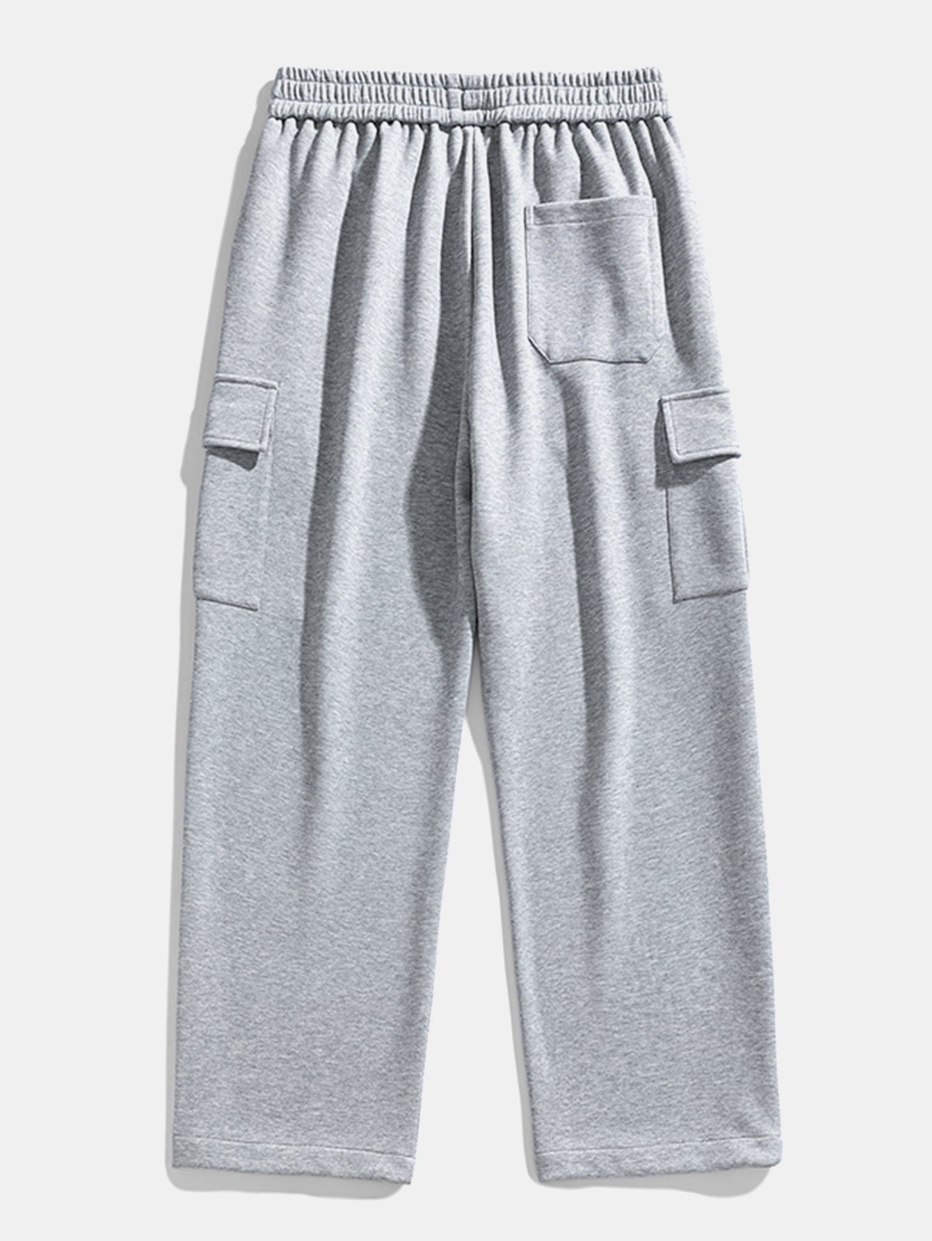 Velira Pants Laisvas kirpimas tiesaus silueto džersio krovinių kelnės