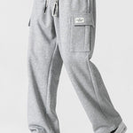 Velira Pants Laisvas kirpimas tiesaus silueto džersio krovinių kelnės