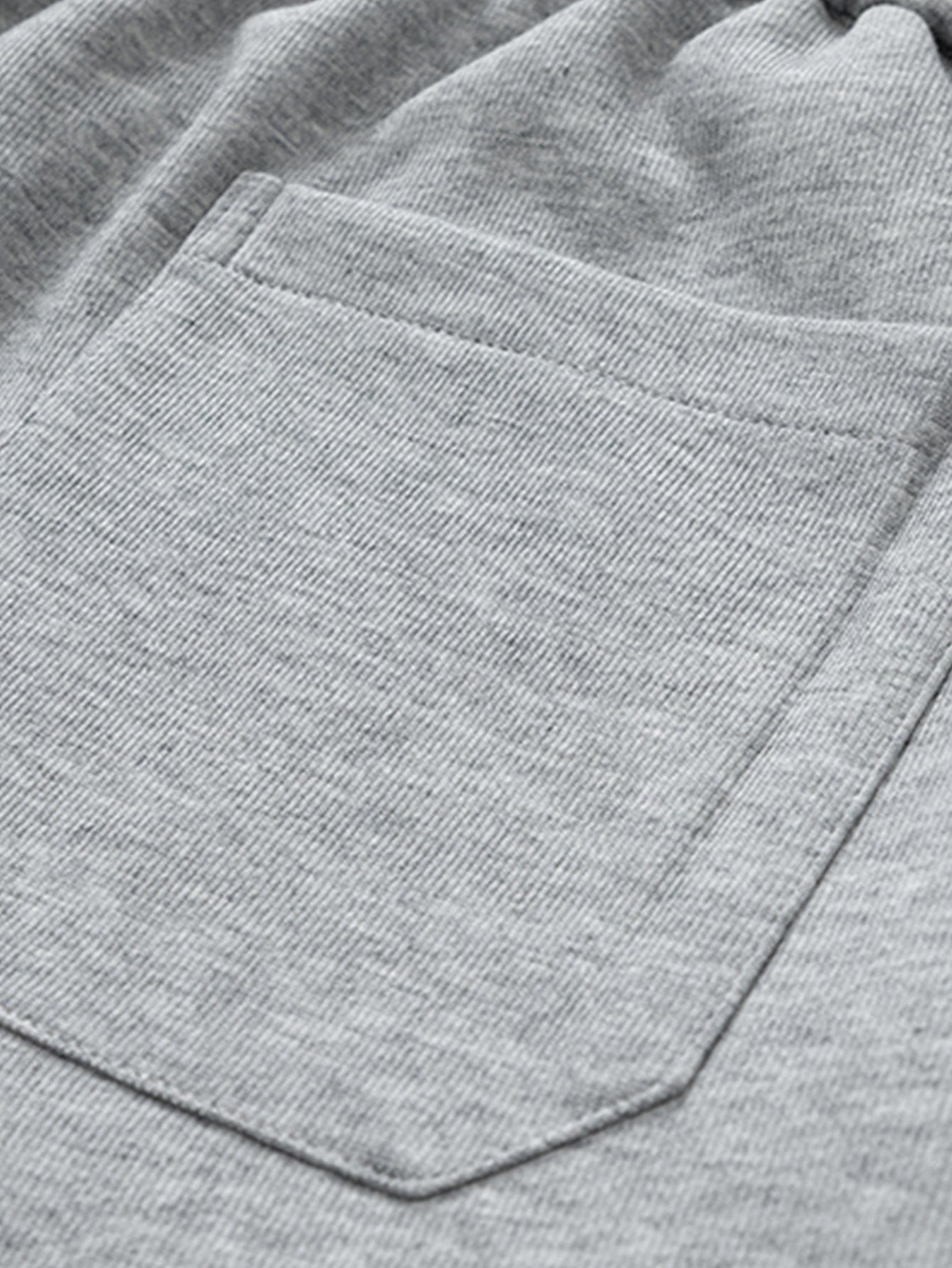 Velira Pants Laisvas kirpimas tiesaus silueto džersio krovinių kelnės