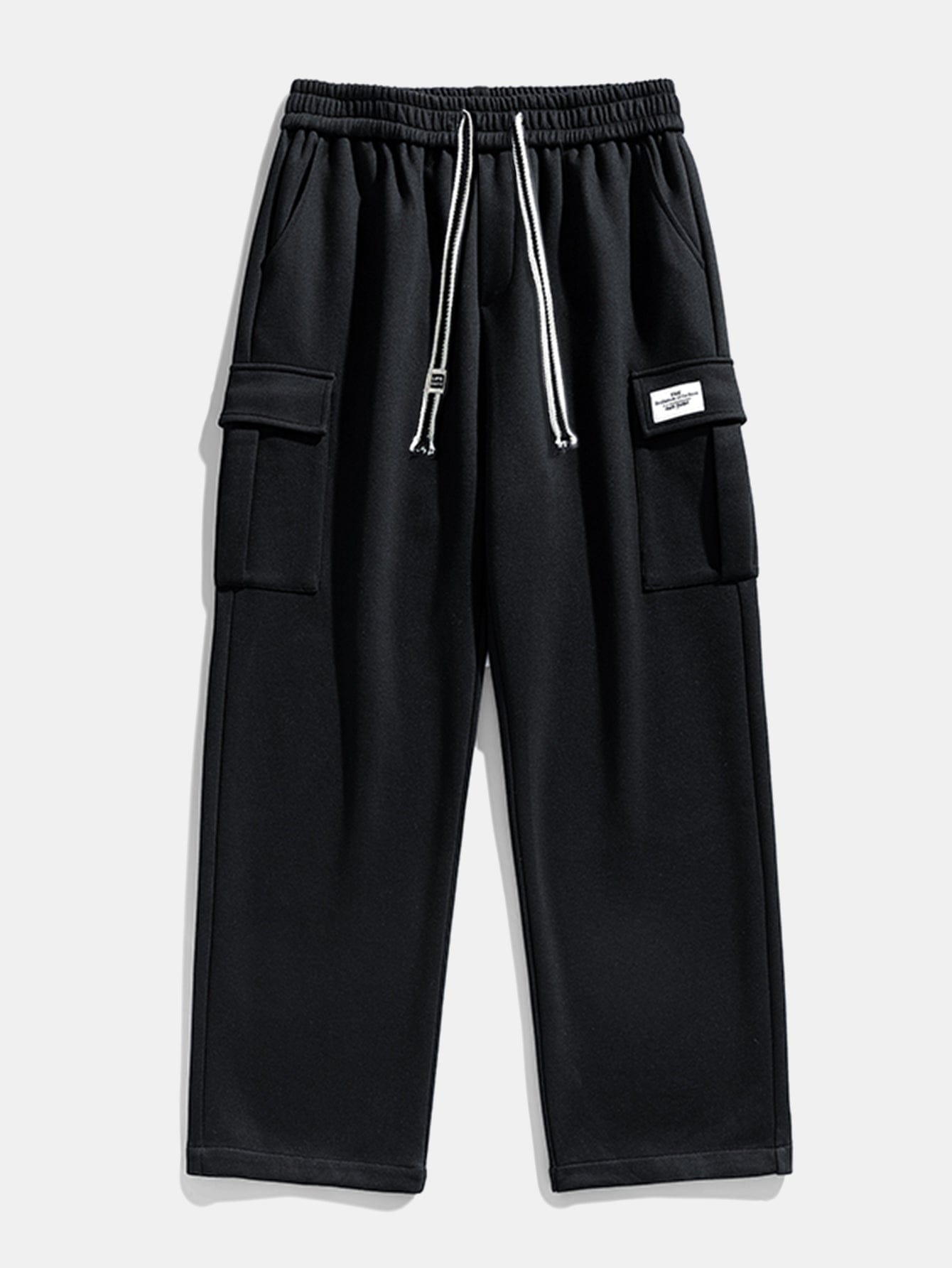 Velira Pants Laisvas kirpimas tiesaus silueto džersio krovinių kelnės