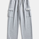 Velira Pants Laisvas kirpimas tiesaus silueto džersio krovinių kelnės