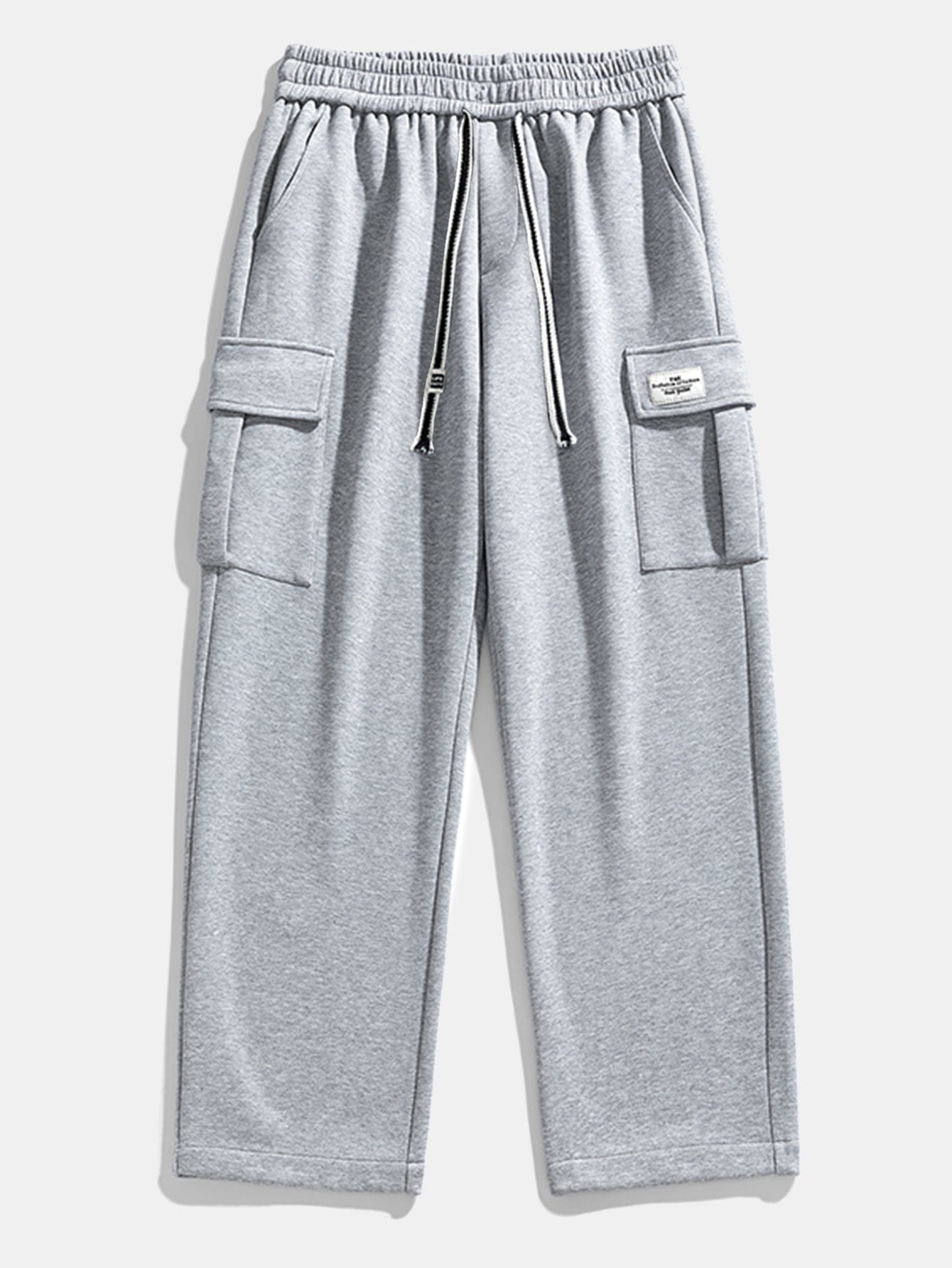 Velira Pants Laisvas kirpimas tiesaus silueto džersio krovinių kelnės