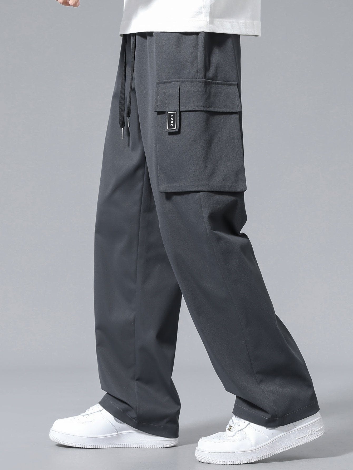 Velira Pants pilka / S Kelnės su raišteliu