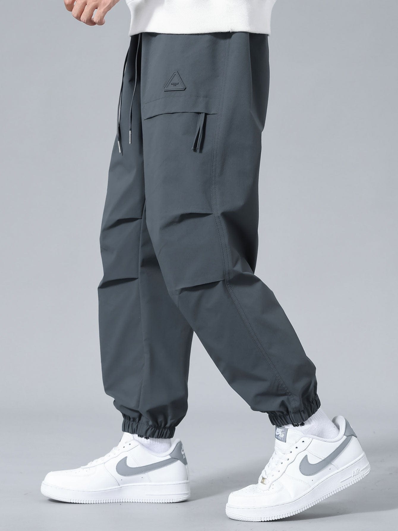 Velira Pants pilka / S Kelnės su raišteliu