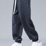 Velira Pants pilka / S Šachmatų rašto bėgimo kelnės