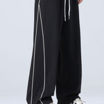 Velira Pants Plati Kelnės Su Šoninėmis Juostelėmis