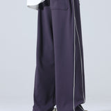 Velira Pants Plati Kelnės Su Šoninėmis Juostelėmis