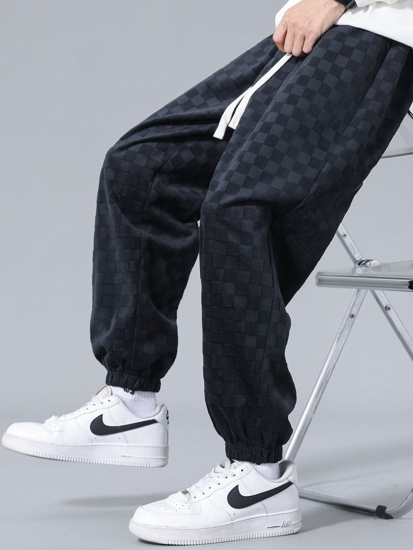 Velira Pants Šachmatų rašto bėgimo kelnės