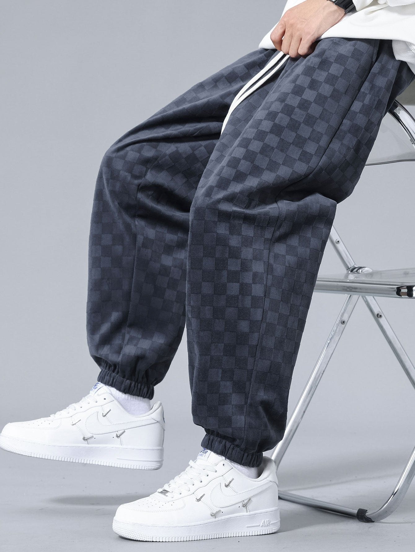 Velira Pants Šachmatų rašto bėgimo kelnės