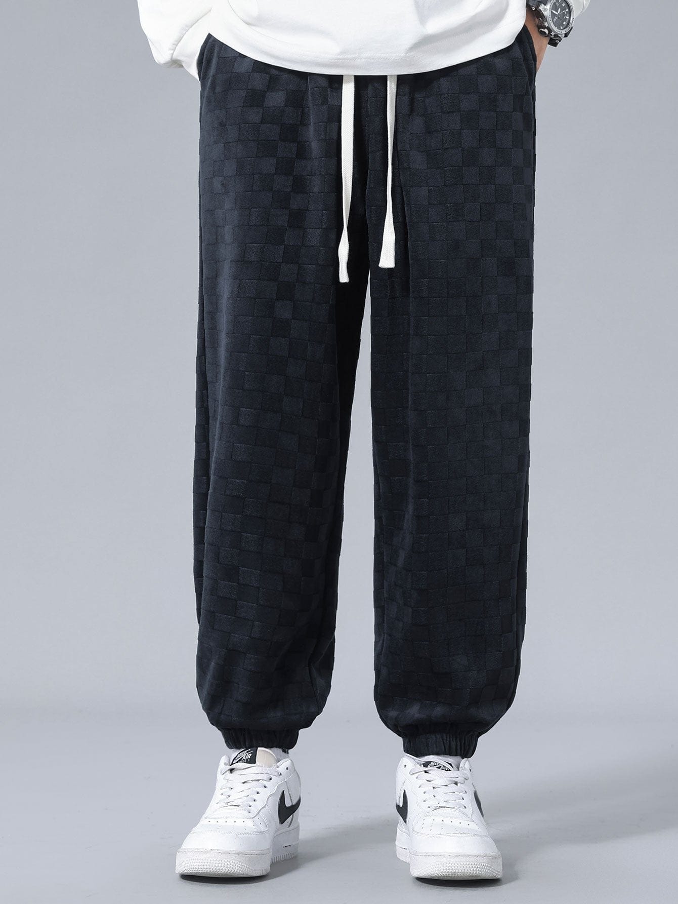 Velira Pants Šachmatų rašto bėgimo kelnės