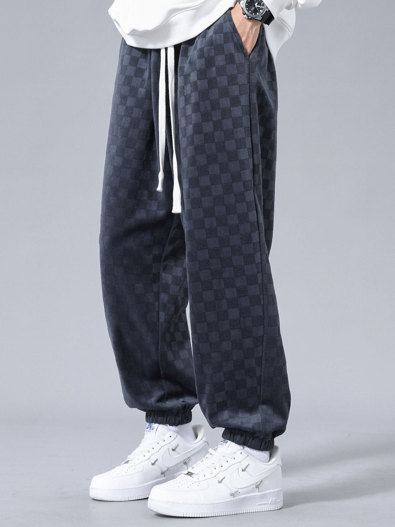 Velira Pants Šachmatų rašto bėgimo kelnės