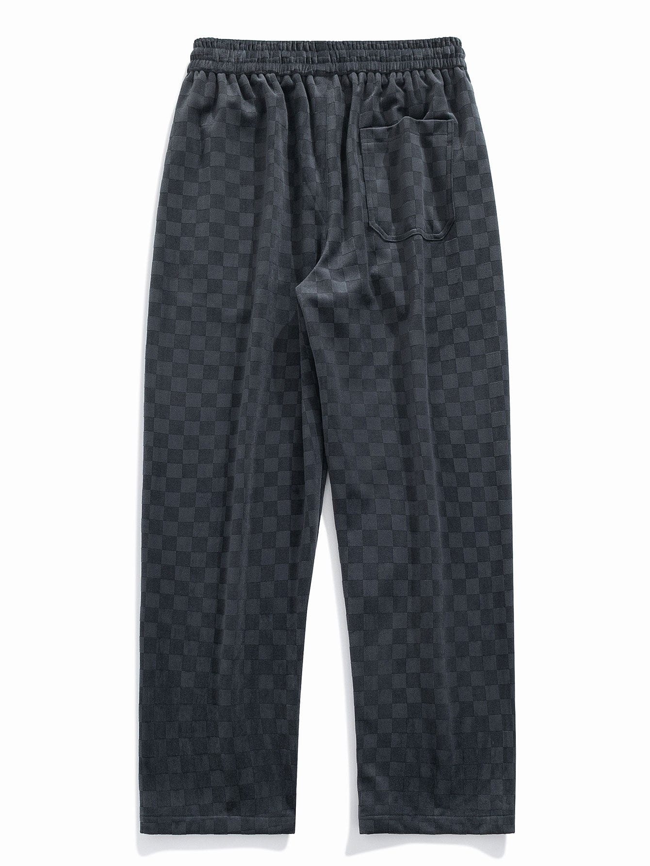 Velira Pants Šachmatų rašto tiesios kojos kelnės