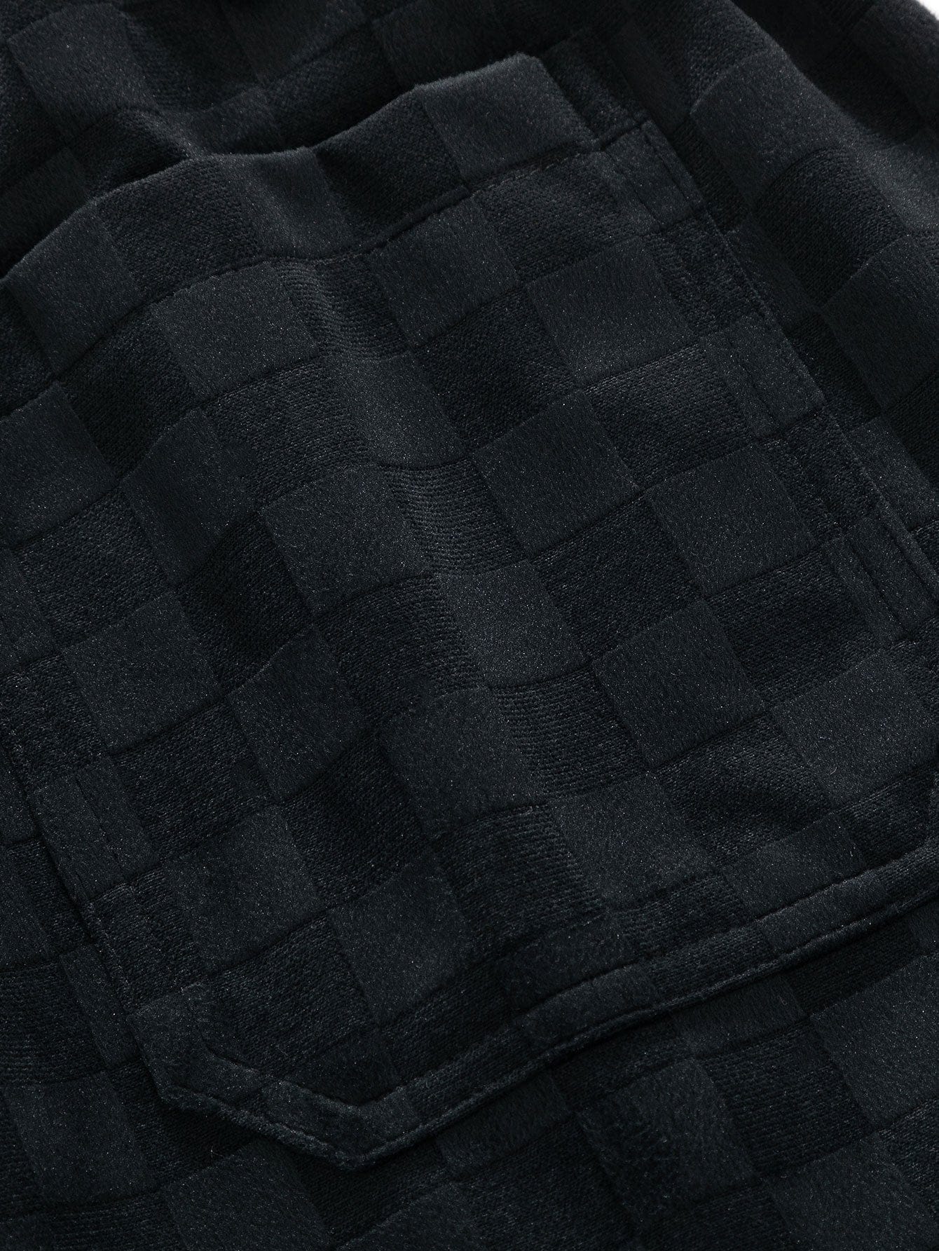 Velira Pants Šachmatų rašto tiesios kojos kelnės