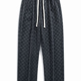 Velira Pants Šachmatų rašto tiesios kojos kelnės