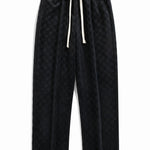 Velira Pants Šachmatų rašto tiesios kojos kelnės