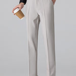 Velira Pants sidabrinė / XS Lieknos formos siauri kelnių