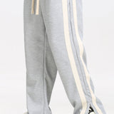 Velira Pants sidabrinė / XS Pantalonai su plyšiu ir juostelėmis