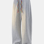 Velira Pants sidabrinė / XS Sukurtos Jacquard Tiesios Kojos Kelnės