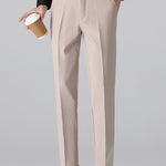 Velira Pants smėlinė / XS Lieknos formos siauri kelnių