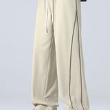 Velira Pants smėlinė / XS Plati Kelnės Su Šoninėmis Juostelėmis