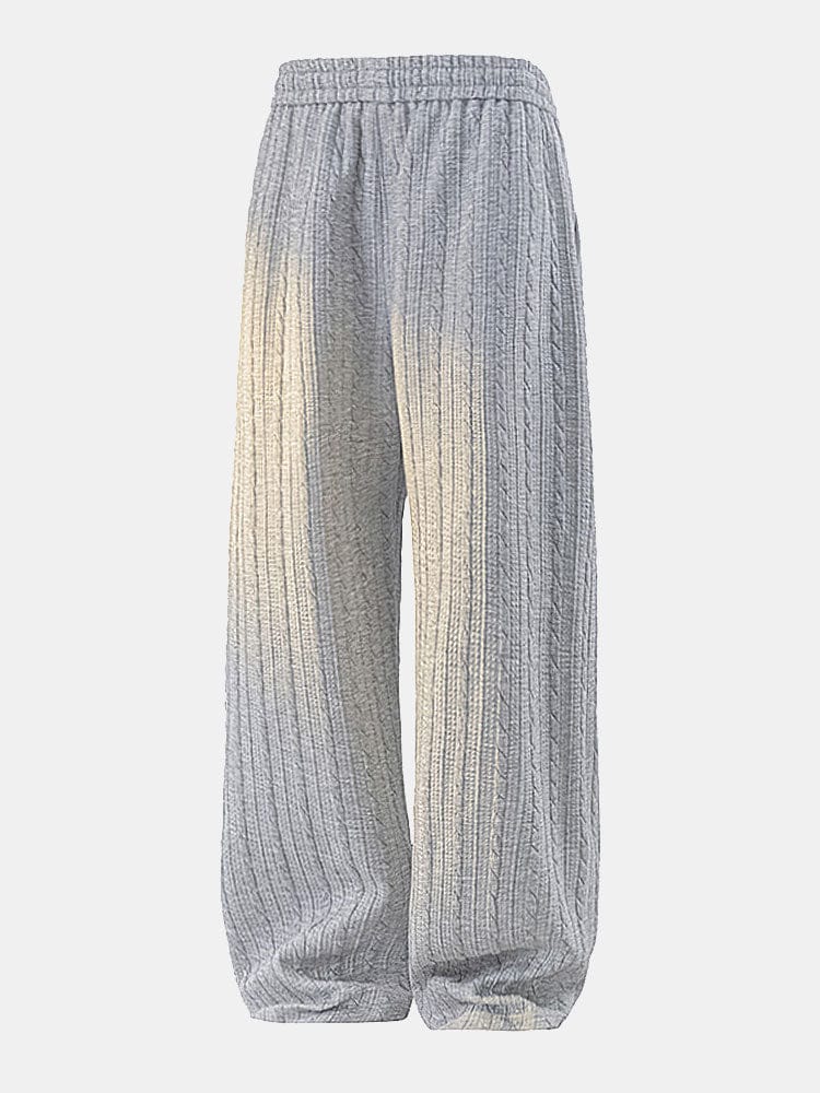 Velira Pants Sukurtos Jacquard Tiesios Kojos Kelnės