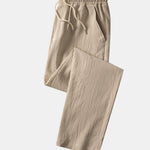 Velira Pants Susiraukšlėjęs tekstūruotas tiesių kojų kelnes