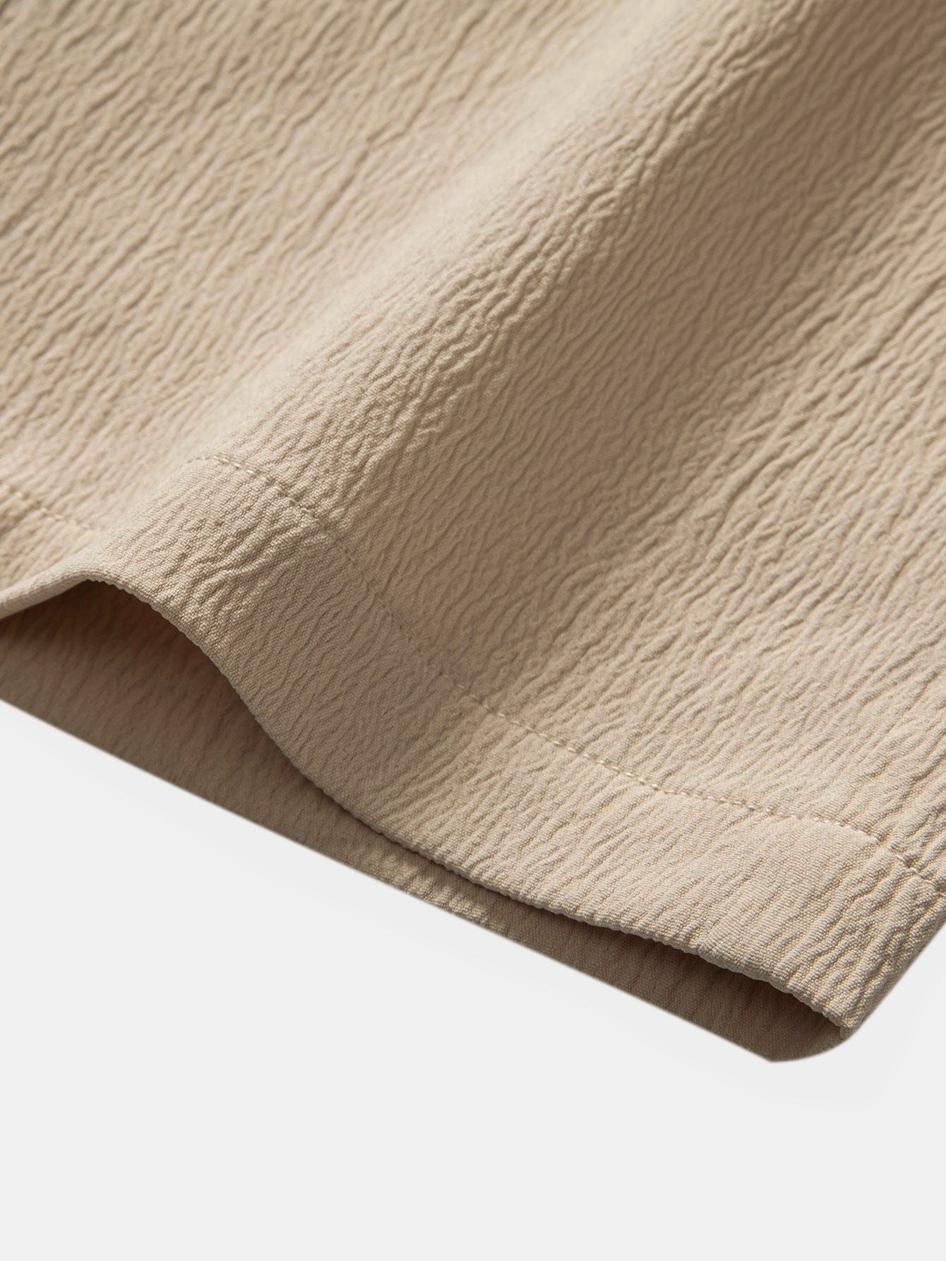 Velira Pants Susiraukšlėjęs tekstūruotas tiesių kojų kelnes