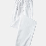 Velira Pants Susiraukšlėjęs tekstūruotas tiesių kojų kelnes