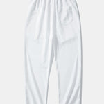 Velira Pants Susiraukšlėjęs tekstūruotas tiesių kojų kelnes