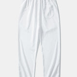 Velira Pants Susiraukšlėjęs tekstūruotas tiesių kojų kelnes