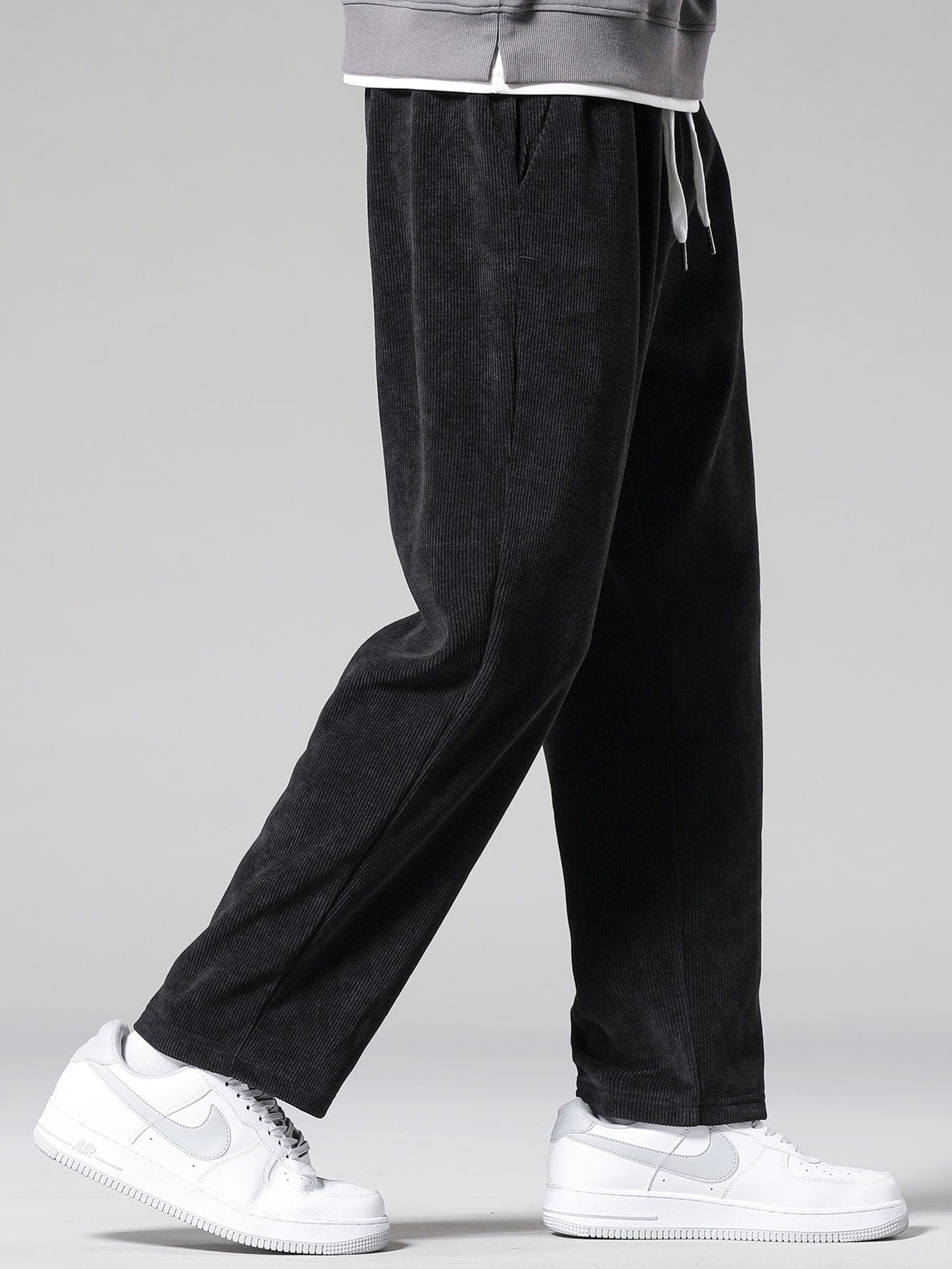 Velira Pants Tiesios Kojos Kordūro Kelnės