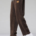Velira Pants Tiesios Kojos Kordūro Kelnės