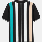 Velira Polo Juostuotas zip megztinis polo